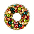 Christmas Ball Wreath Door Hanger